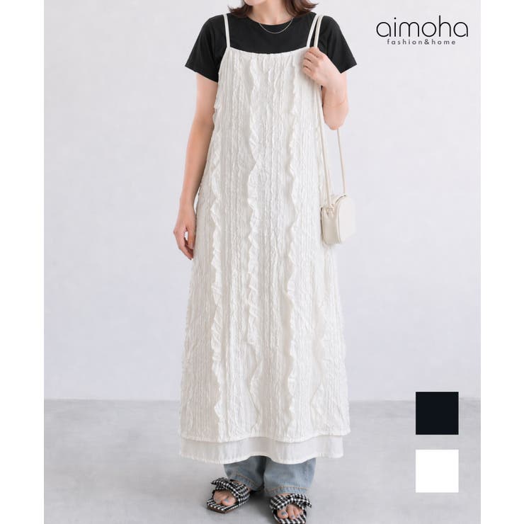 シャーリングキャミワンピース | aimoha  | 詳細画像1 