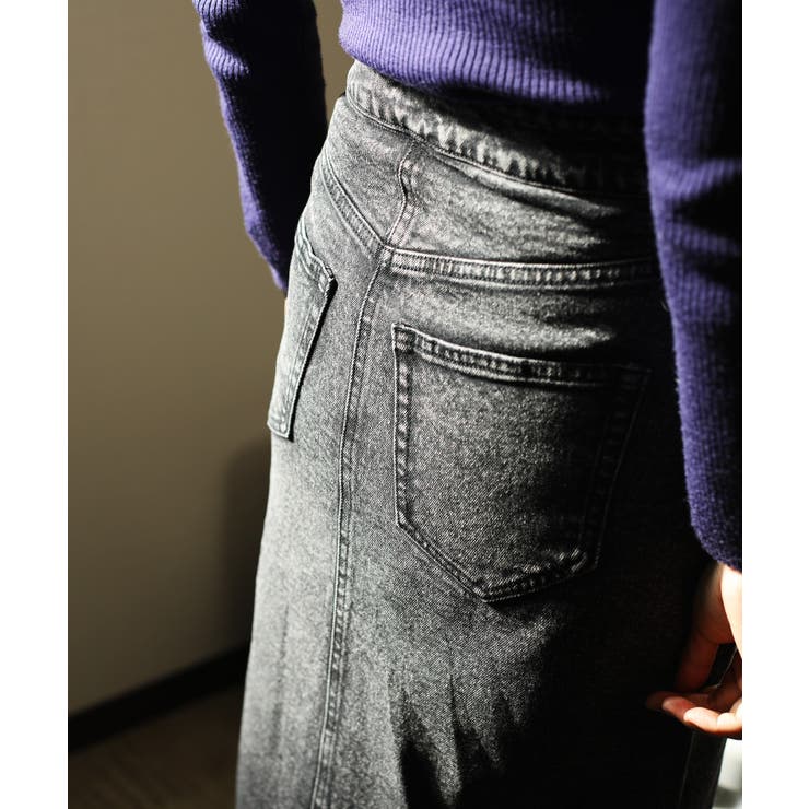 デニムスカート オリジナル フロントボタン | aimoha  | 詳細画像38 