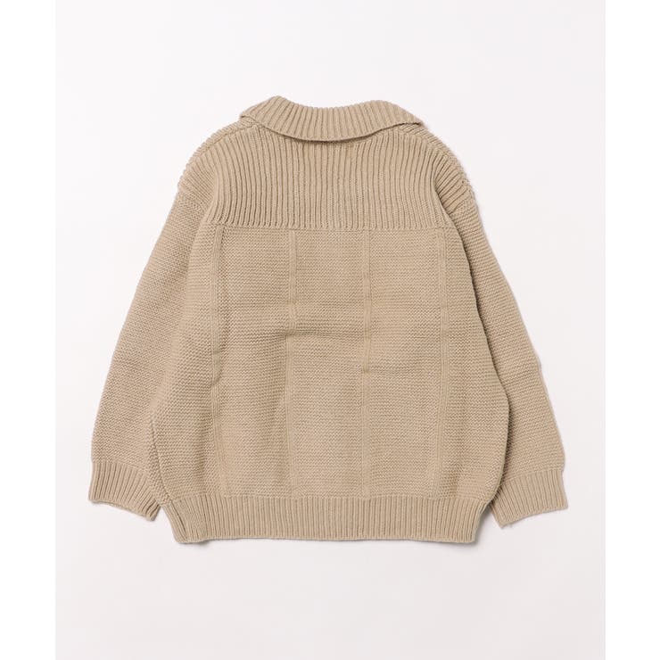 【aimoha-KIDS-】ポロニットカーディガン【AW】 | aimoha kids | 詳細画像1 