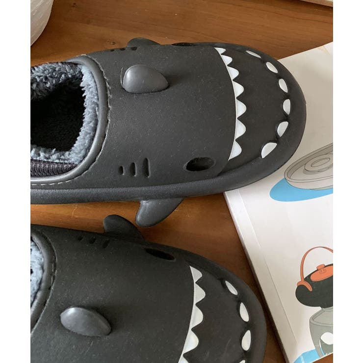 【aimoha-KIDS-】キッズ サメモチーフ裏ボアサンダル | aimoha kids | 詳細画像16 