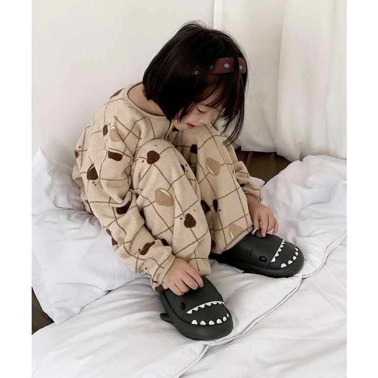 【aimoha-KIDS-】キッズ サメモチーフ裏ボアサンダル | aimoha kids | 詳細画像31 