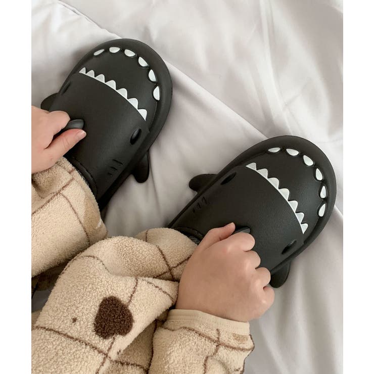 【aimoha-KIDS-】キッズ サメモチーフ裏ボアサンダル | aimoha kids | 詳細画像12 