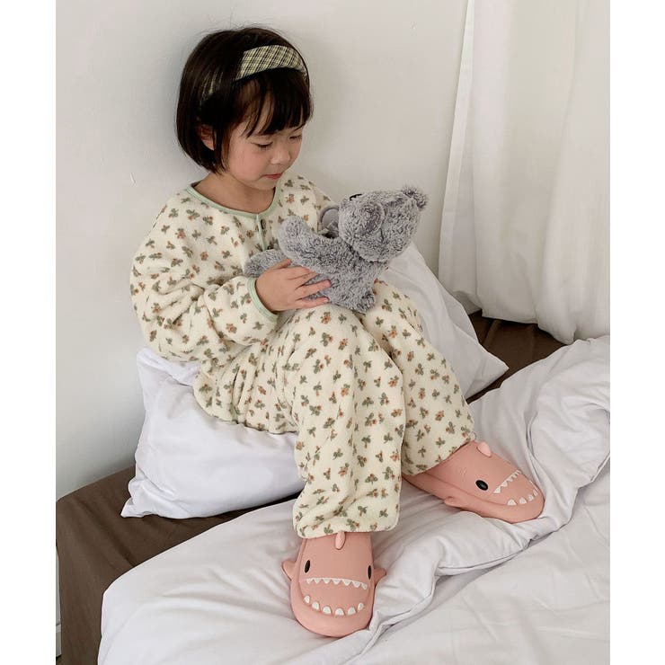 【aimoha-KIDS-】キッズ サメモチーフ裏ボアサンダル | aimoha kids | 詳細画像29 
