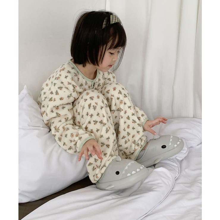 【aimoha-KIDS-】キッズ サメモチーフ裏ボアサンダル | aimoha kids | 詳細画像30 