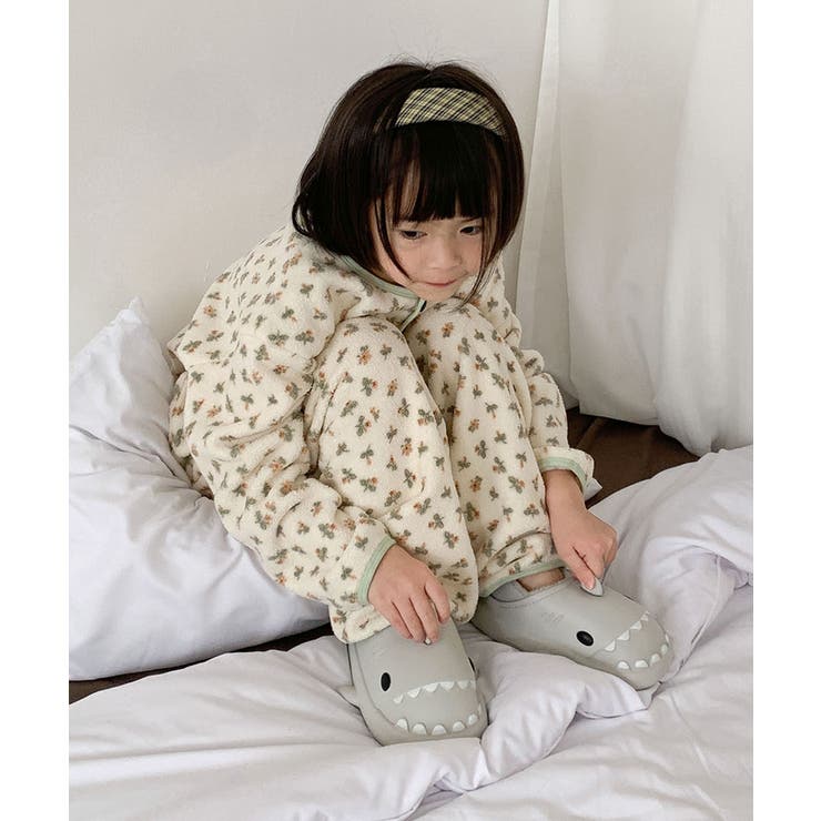 【aimoha-KIDS-】キッズ サメモチーフ裏ボアサンダル | aimoha kids | 詳細画像22 