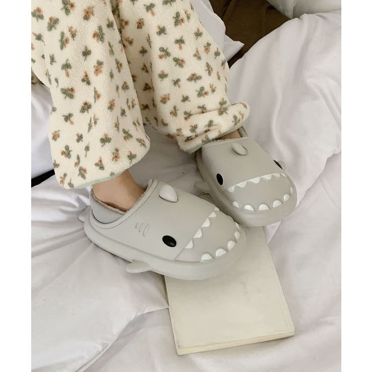 【aimoha-KIDS-】キッズ サメモチーフ裏ボアサンダル | aimoha kids | 詳細画像20 