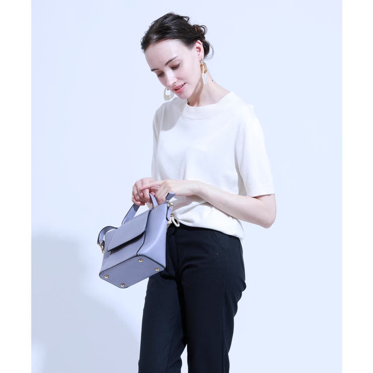 PRADA ホワイト ハイネック 五分袖ニット PRADA プラダ セーター P24A2S 1ZHP レディース ニット コットン