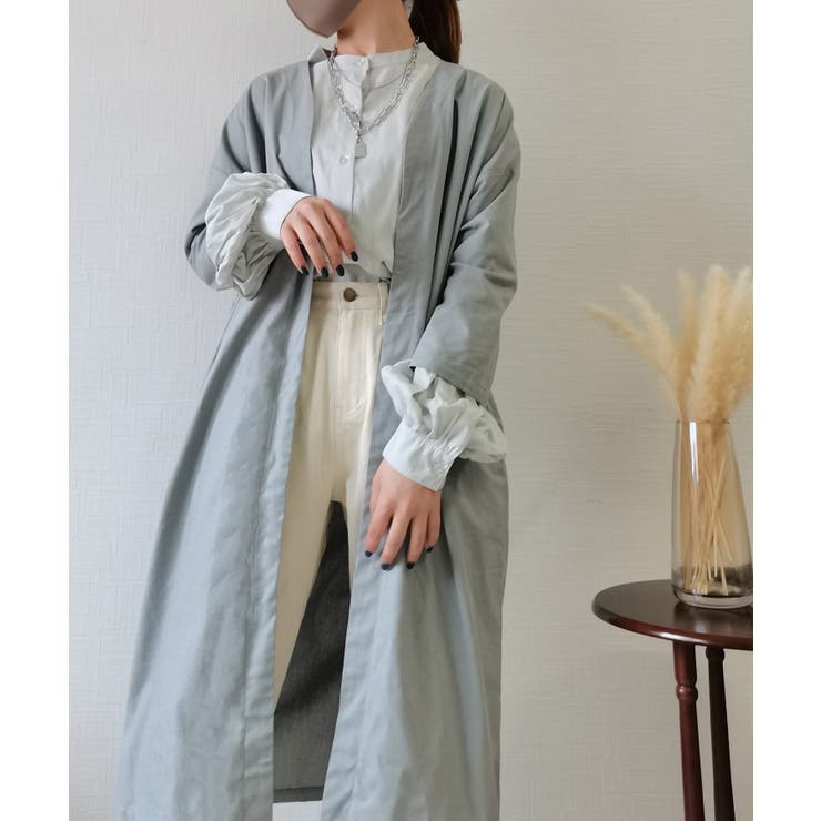 ロングガウン ロングカーディガン アウター | aimoha  | 詳細画像9 