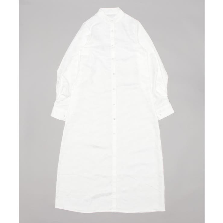 ニュアンスカラースタンドカラーワンピース スタンドカラーワンピース | aimoha  | 詳細画像23 