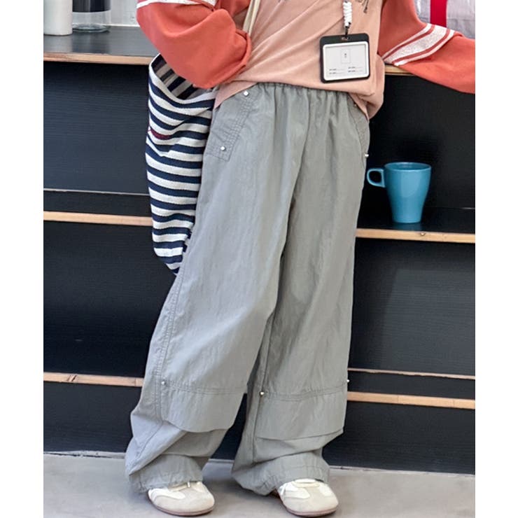 【Aimoha KIDS】ストリートワイドキッズパンツ | aimoha kids | 詳細画像5 