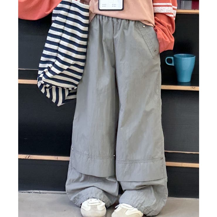 【Aimoha KIDS】ストリートワイドキッズパンツ | aimoha kids | 詳細画像6 