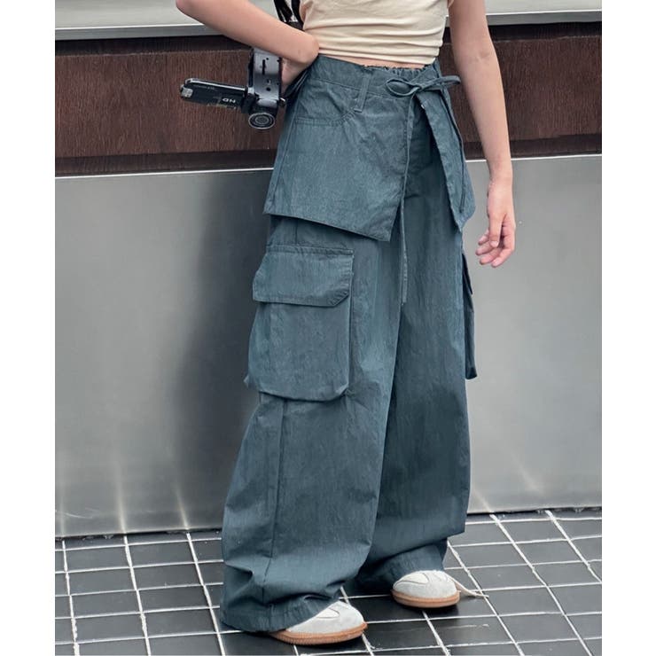 【Aimoha KIDS】レイヤード風ポケットパンツ | aimoha kids | 詳細画像12 