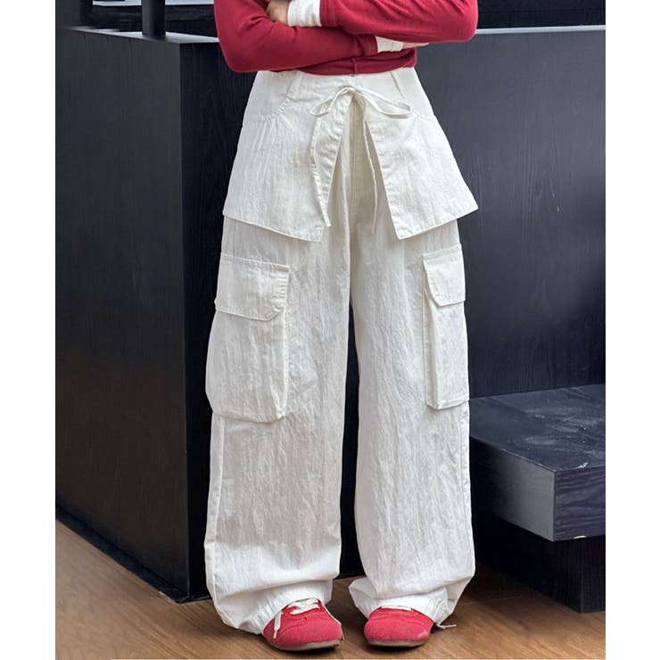 【Aimoha KIDS】レイヤード風ポケットパンツ | aimoha kids | 詳細画像2 