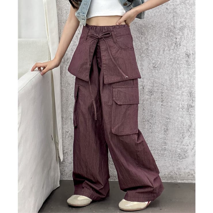 【Aimoha KIDS】レイヤード風ポケットパンツ | aimoha kids | 詳細画像4 