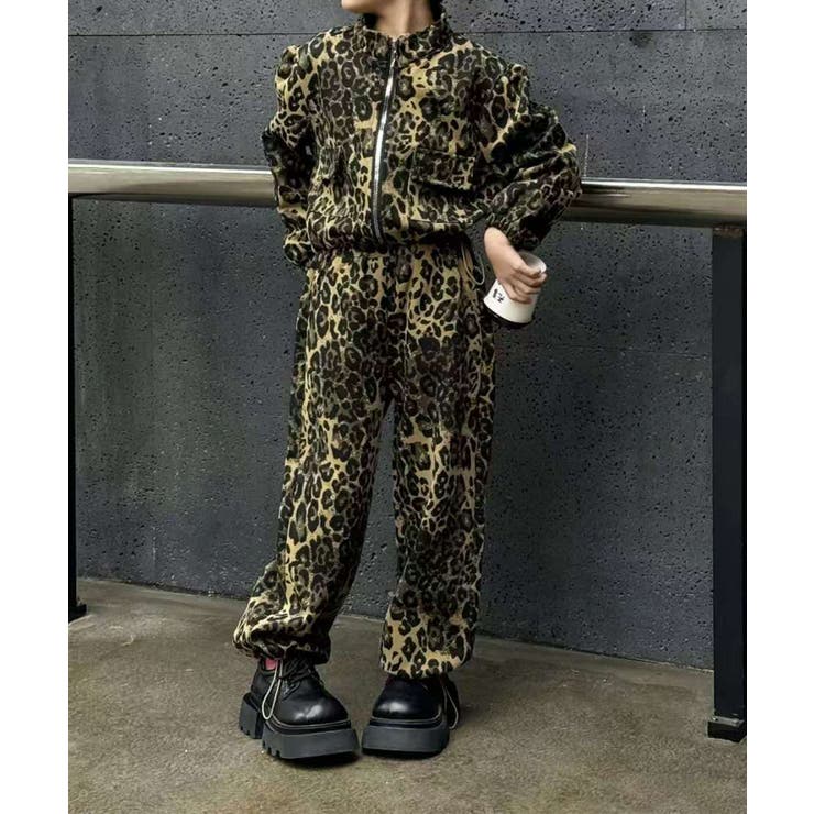 【aimoha KIDS】レオパード柄セットアップ | aimoha kids | 詳細画像2 