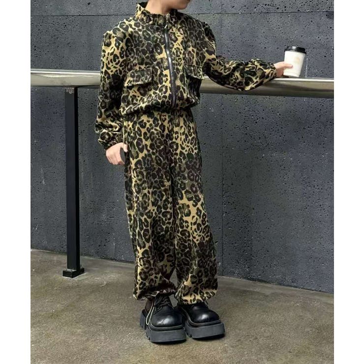 【aimoha KIDS】レオパード柄セットアップ | aimoha kids | 詳細画像1 