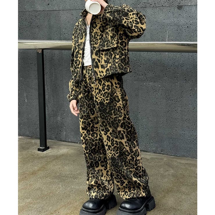 【aimoha KIDS】レオパード柄セットアップ | aimoha kids | 詳細画像4 