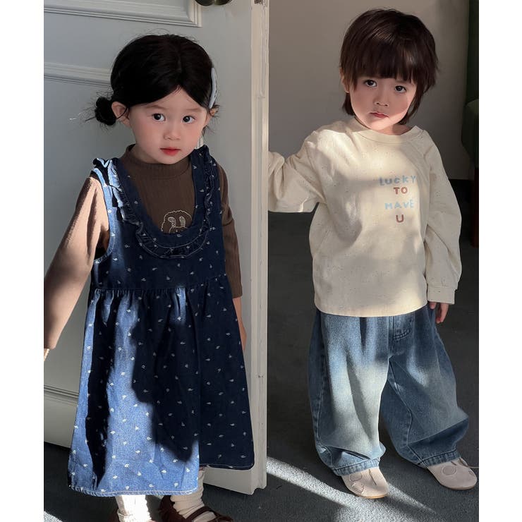 【aimoha-KIDS-】ゆったりデニムパンツ | aimoha kids | 詳細画像4 