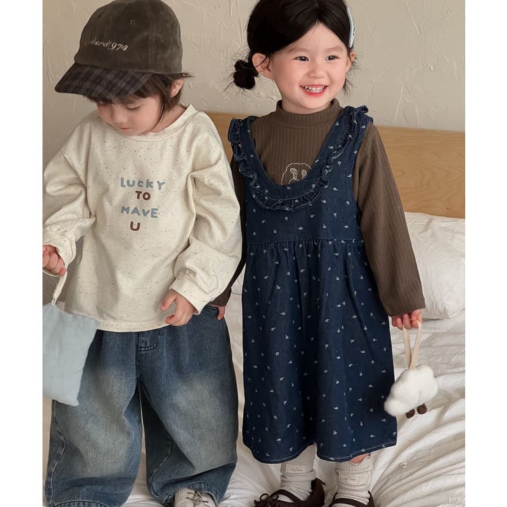 【aimoha-KIDS-】ゆったりデニムパンツ | aimoha kids | 詳細画像5 