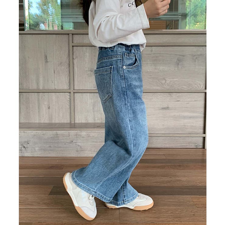 ways will ワイドデニムパンツ じまちゃん スイケワンタッチワイドデニムパンツ | ファッション通販サイト NUGU