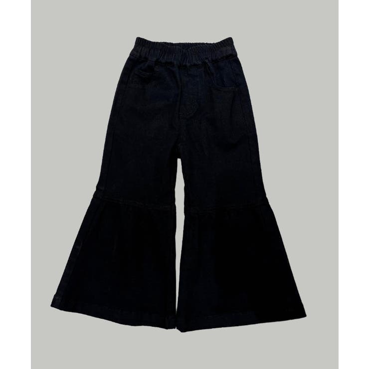 ブラック | 【aimoha KIDS】キッズフレアパンツ | aimoha kids