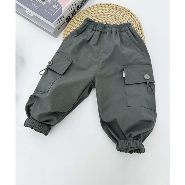 グレー | 【aimoha KIDS】キッズカーゴパンツ | aimoha kids