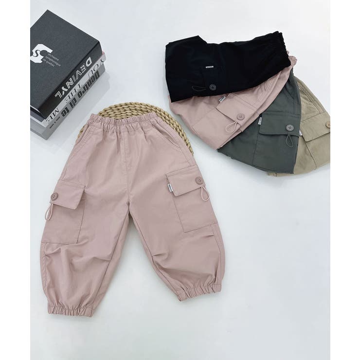 ピンク | 【aimoha KIDS】キッズカーゴパンツ | aimoha kids