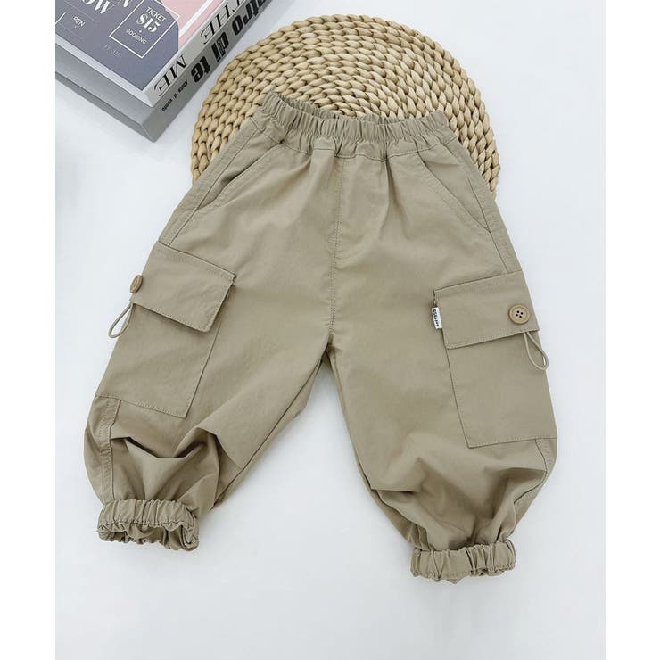 ベージュ | 【aimoha KIDS】キッズカーゴパンツ | aimoha kids