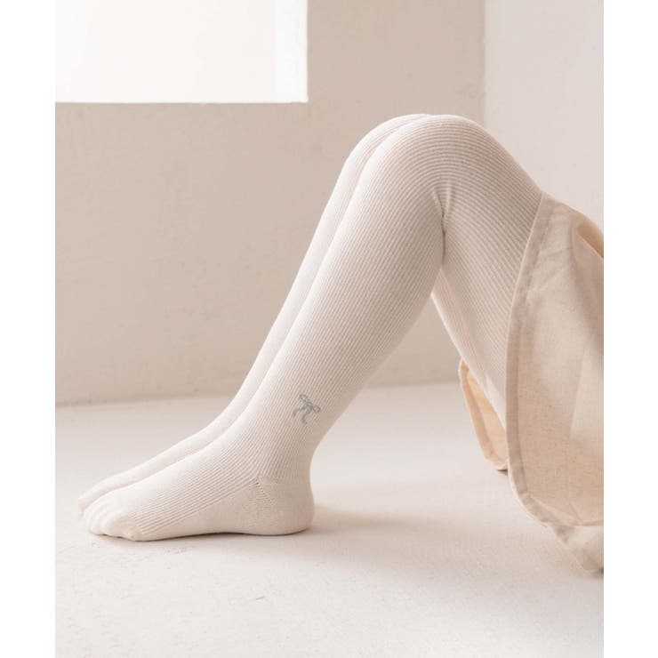 【aimoha-KIDS-】リボン刺繍タイツ | aimoha kids | 詳細画像10 