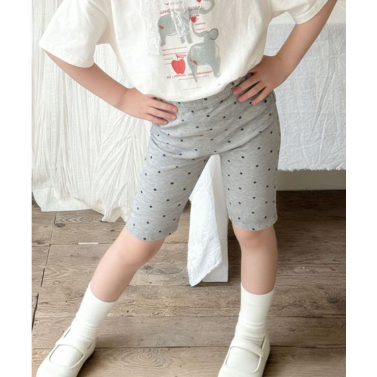 【aimoha-KIDS-】柄レギンスパンツ (SS) | aimoha kids | 詳細画像7 