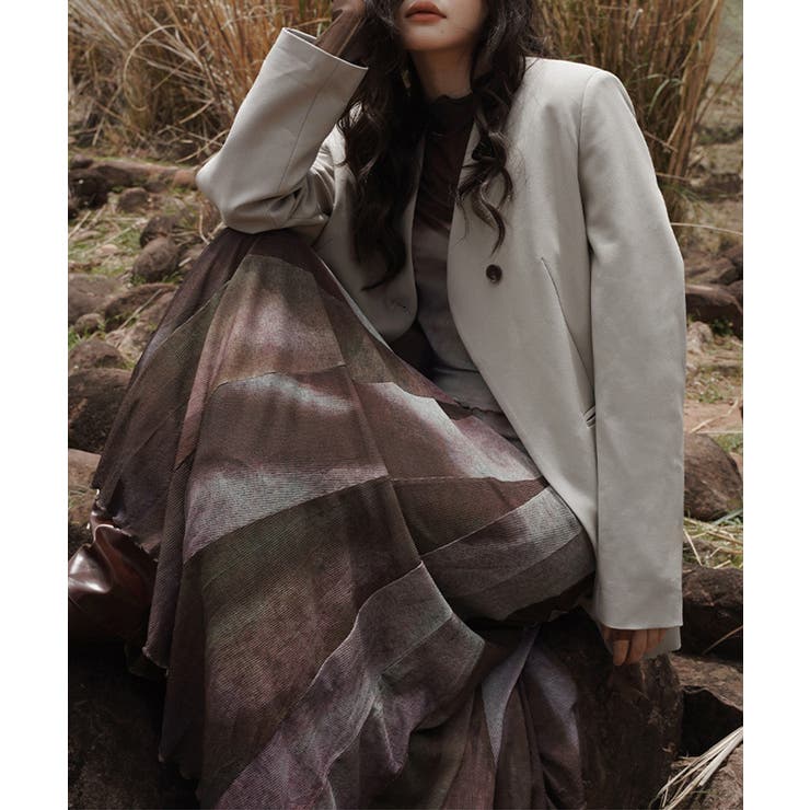 【moyo】ボカシスカート | aimoha  | 詳細画像12 