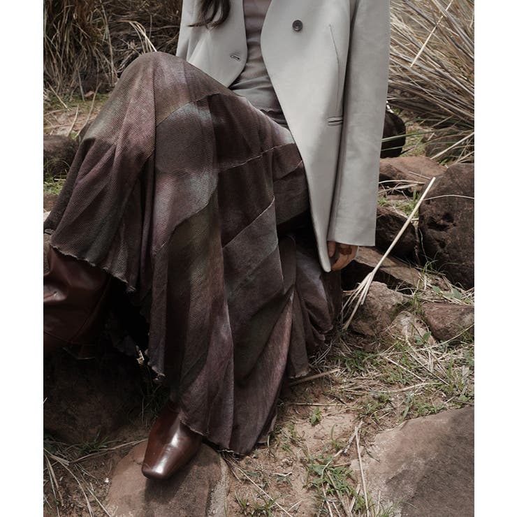 【moyo】ボカシスカート | aimoha  | 詳細画像13 