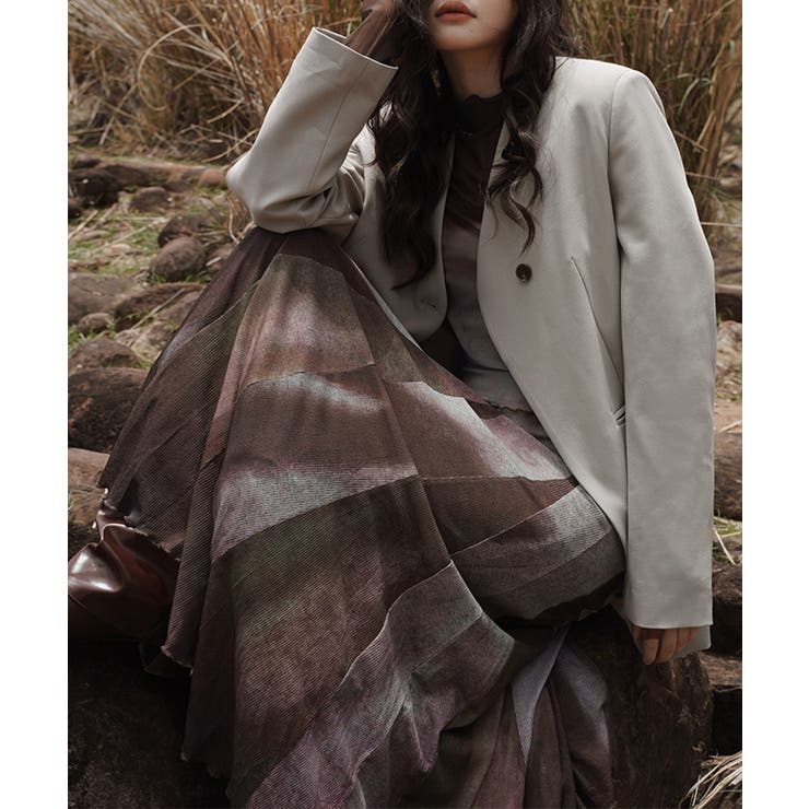 【moyo】ボカシスカート | aimoha  | 詳細画像8 