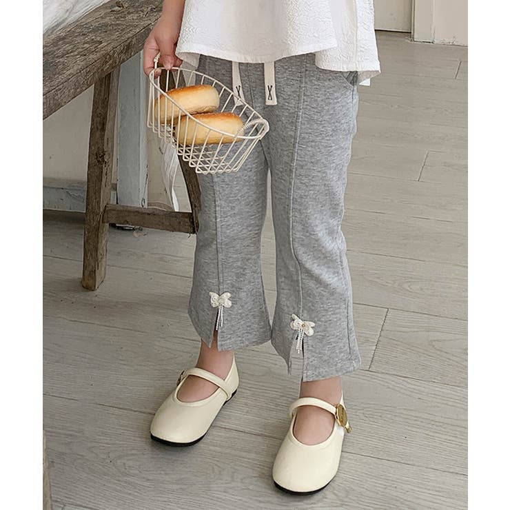 【aimoha KIDS】リボン付きフレアパンツ 90 | aimoha kids | 詳細画像1 