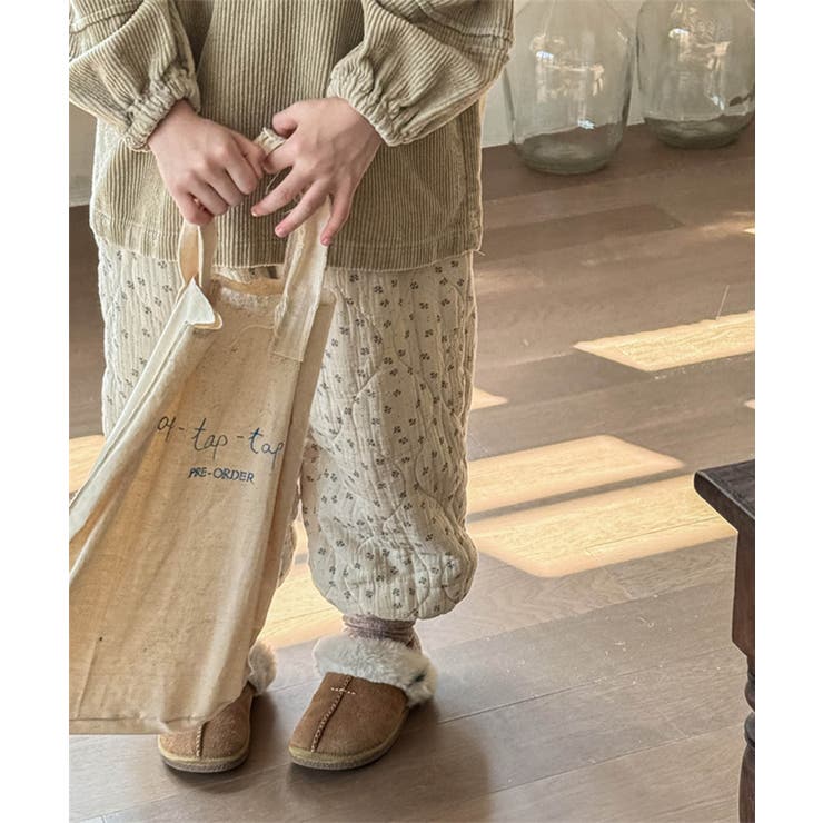 【aimoha-KIDS-】中綿 キルトパンツ【AW】 | aimoha kids | 詳細画像12 