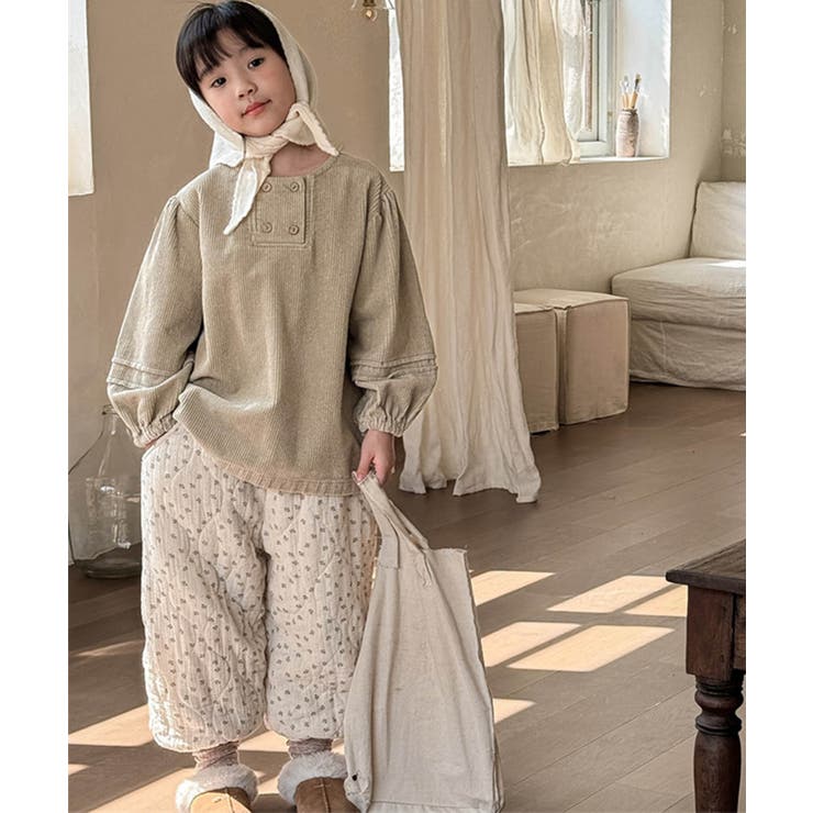 【aimoha-KIDS-】中綿 キルトパンツ【AW】 | aimoha kids | 詳細画像13 