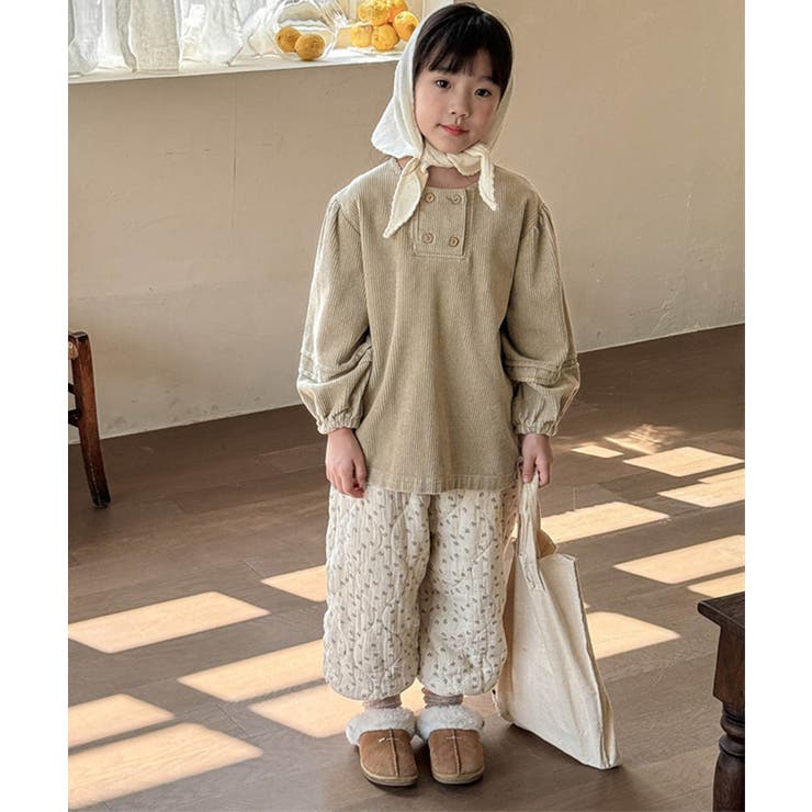 【aimoha-KIDS-】中綿 キルトパンツ【AW】 | aimoha kids | 詳細画像14 
