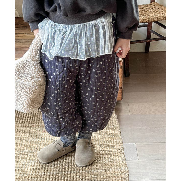 【aimoha-KIDS-】中綿 キルトパンツ【AW】 | aimoha kids | 詳細画像15 