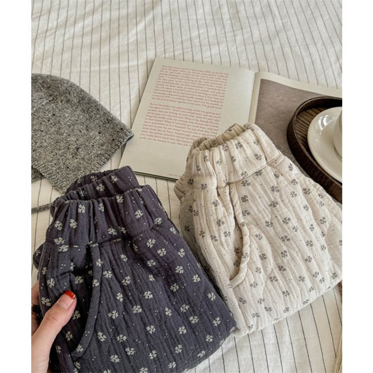 【aimoha-KIDS-】中綿 キルトパンツ【AW】 | aimoha kids | 詳細画像31 