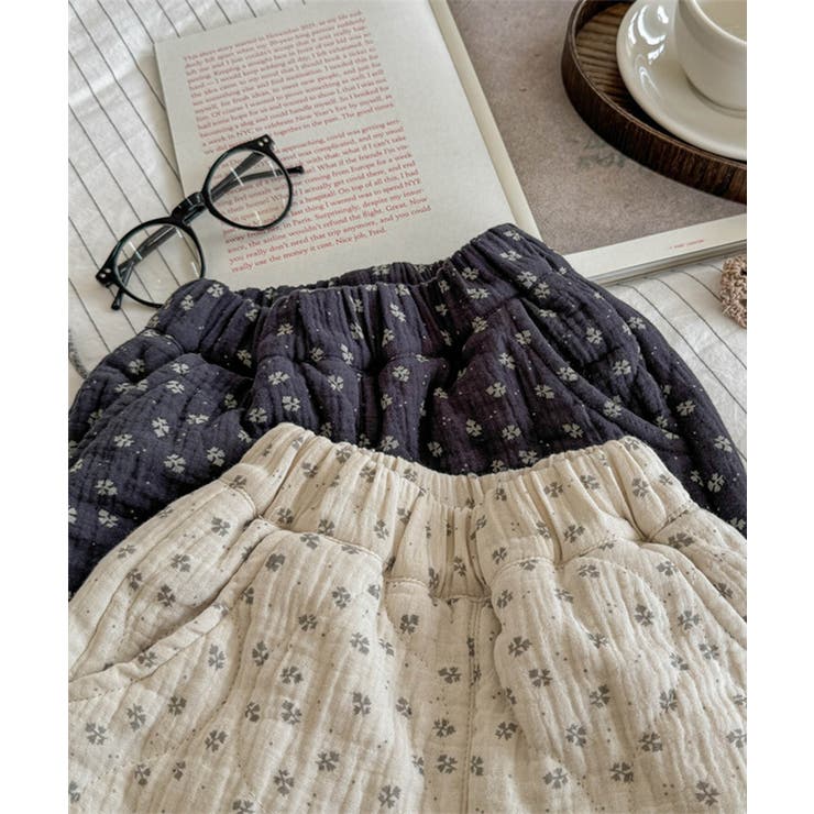 【aimoha-KIDS-】中綿 キルトパンツ【AW】 | aimoha kids | 詳細画像32 