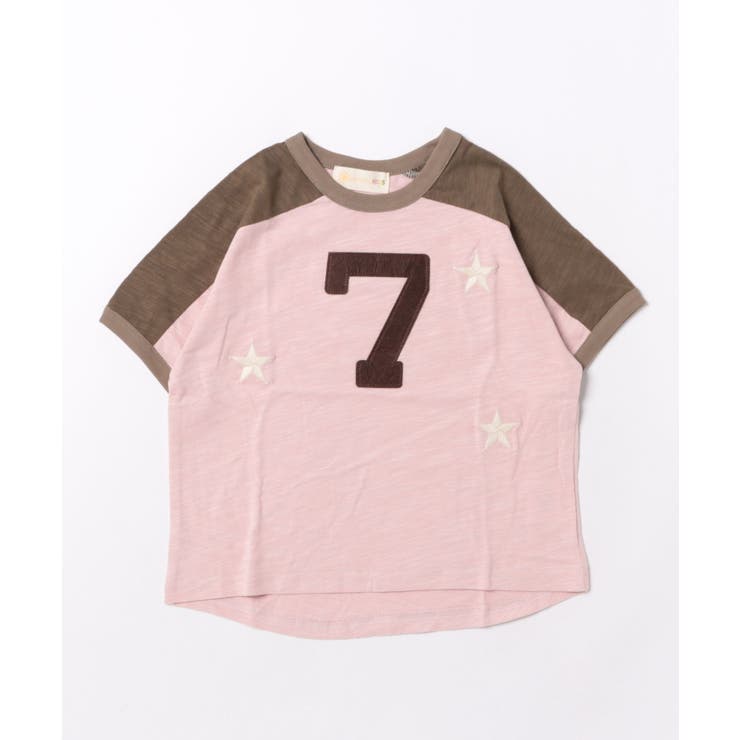 【aimoha-KIDS-】ナンバープリントラグランTシャツ | aimoha kids | 詳細画像10 