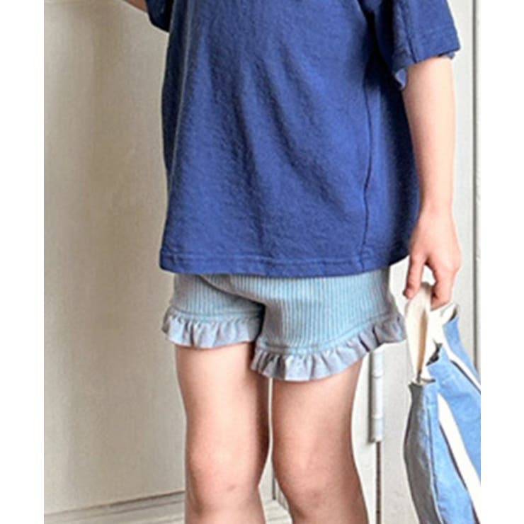 【aimoha-KIDS-】リブフリルショートパンツ | aimoha kids | 詳細画像13 