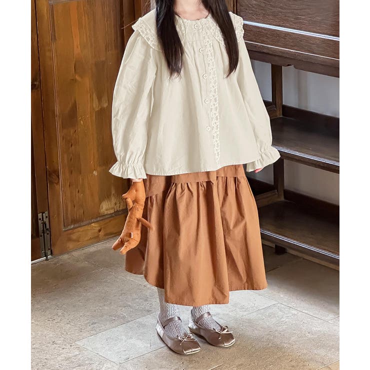 【aimoha KIDS】レースコットンブラウス | aimoha kids | 詳細画像2 