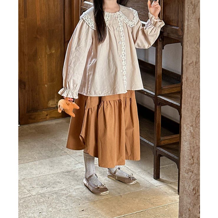 【aimoha KIDS】レースコットンブラウス | aimoha kids | 詳細画像5 