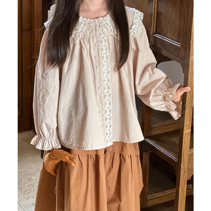 【aimoha KIDS】レースコットンブラウス | aimoha kids | 詳細画像7 