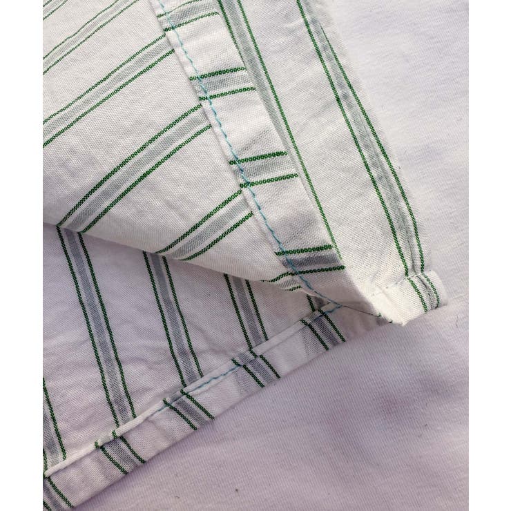 【Aimoha KIDS】ストライプ切り替えデザインキッズシャツ | aimoha kids | 詳細画像8 