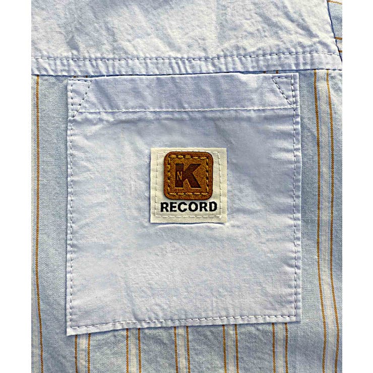 【Aimoha KIDS】ストライプ切り替えデザインキッズシャツ | aimoha kids | 詳細画像13 