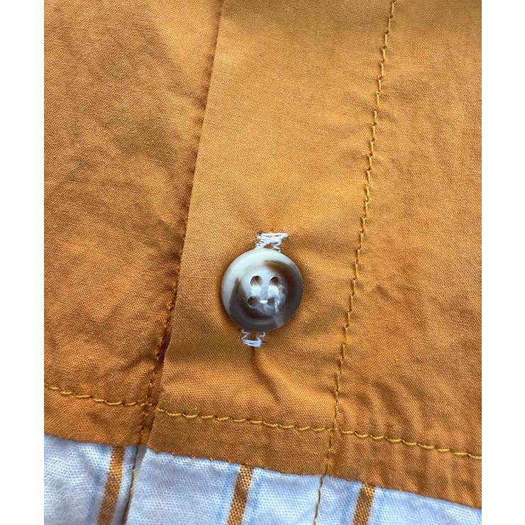 【Aimoha KIDS】ストライプ切り替えデザインキッズシャツ | aimoha kids | 詳細画像19 