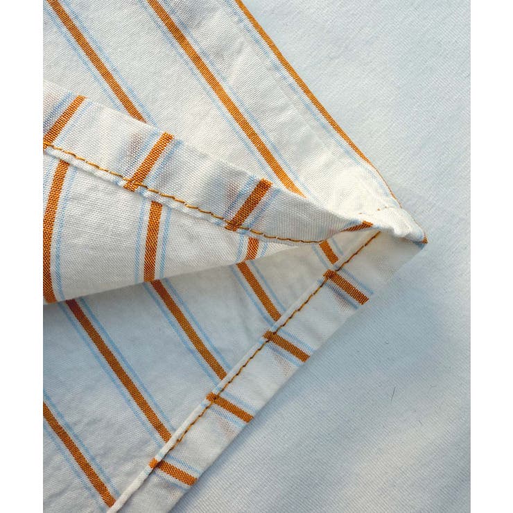 【Aimoha KIDS】ストライプ切り替えデザインキッズシャツ | aimoha kids | 詳細画像22 