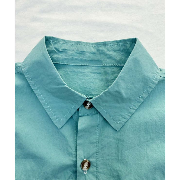 【Aimoha KIDS】ストライプ切り替えデザインキッズシャツ | aimoha kids | 詳細画像2 